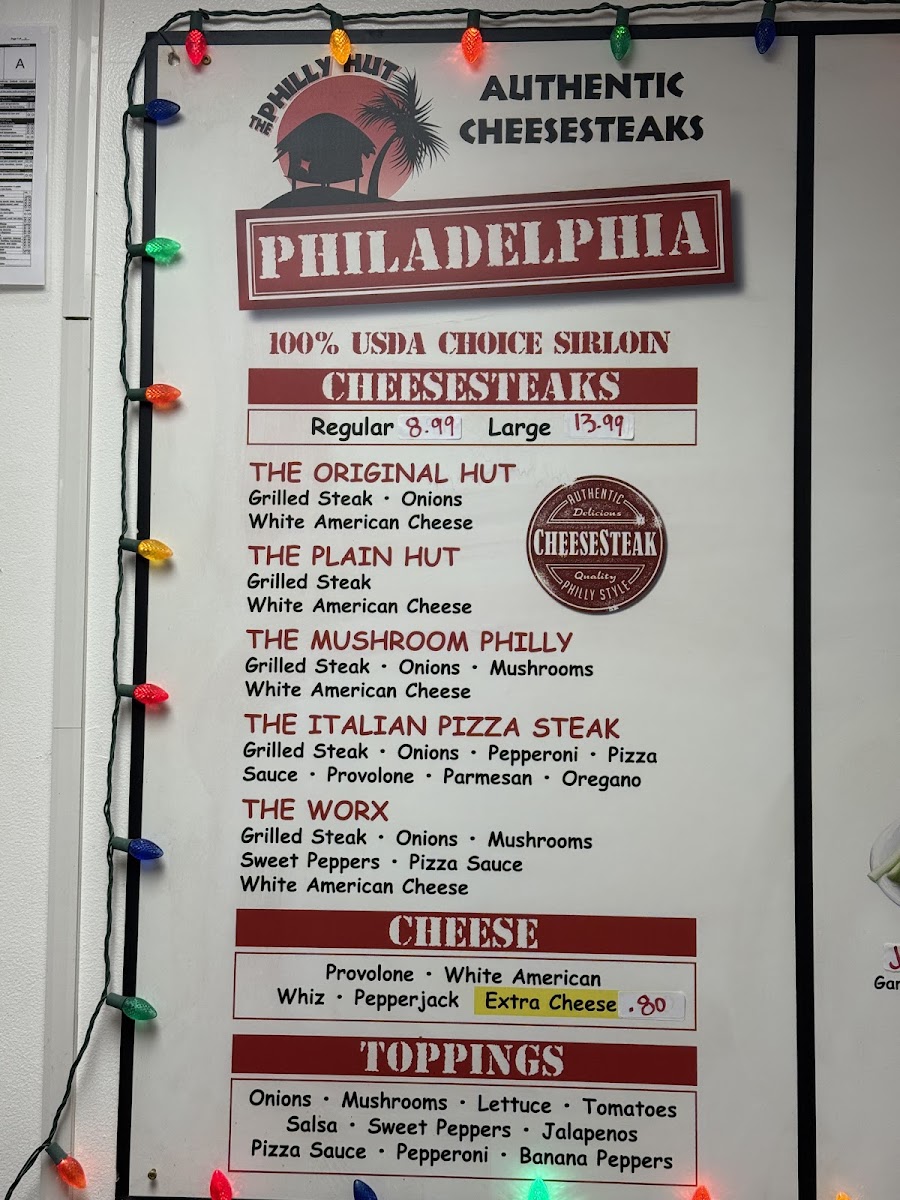 Menu The Philly Hut-2