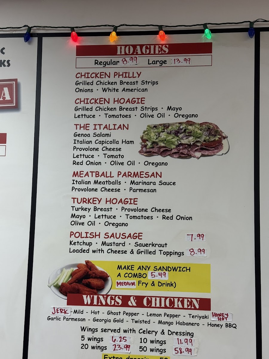 Menu The Philly Hut-3