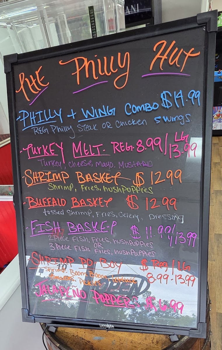 Menu The Philly Hut-7